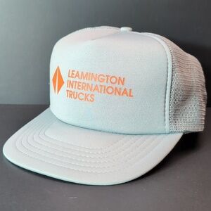 Headline Headwear, Leamington International Trucks Men's Gray Trucker Hat.